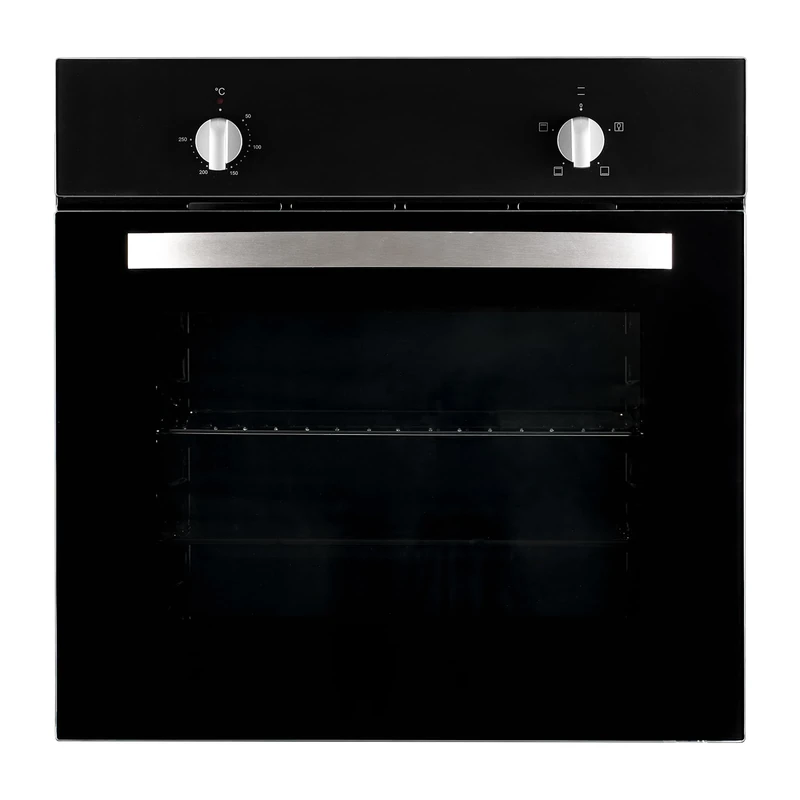 60cm Single Electric Oven In Black, Multi-function - SIA SSO59BL