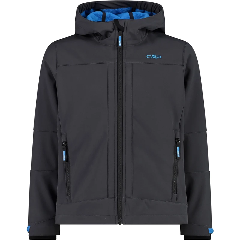 CMP - Kid Jacket Fix Hood, Anthracite-River, 92
