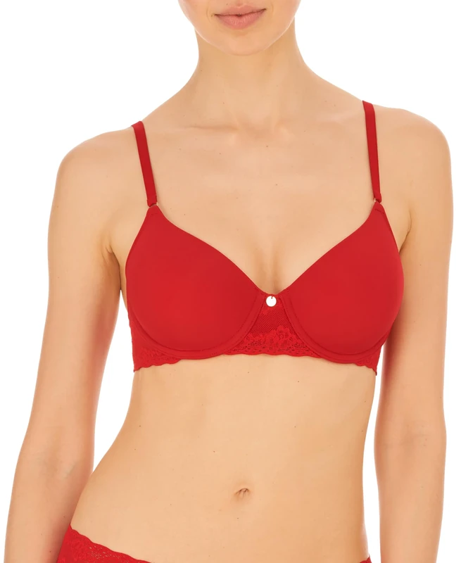 Natori Women's Bliss Perfection Contour Underwire, Poinsettia