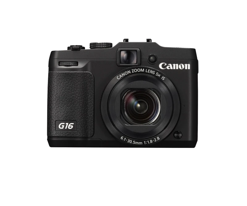 Canon PowerShot G16 Camera - Black (12.1MP, 28mm Lens, 5x Zoom Lens. 10x ZoomPlus) 3 inch LCD (Renewed)