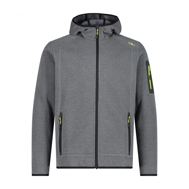 CMP - Man Jacket Fix Hood, Anthracite-Acid, 56