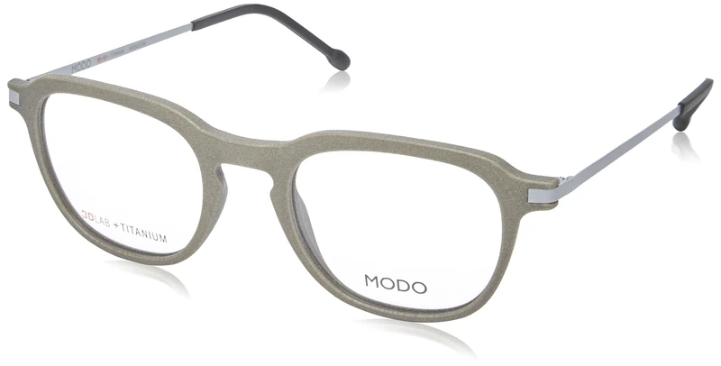 MODO & ECO Omega Glasses, Light Grey, 52 Unisex Adult, Light Grey