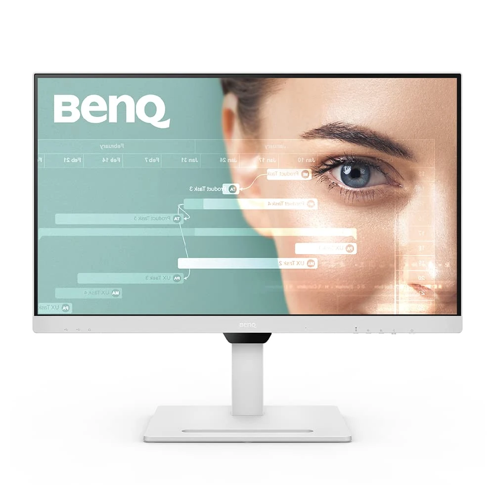 BenQ GW2790QT 27” IPS 2560x1440 QHD USB-C Ergo Eye-Care Monitor, Noise Filter Speakers, Noise Cancellation Mic, Height Adjustment, Low Blue Light Plus