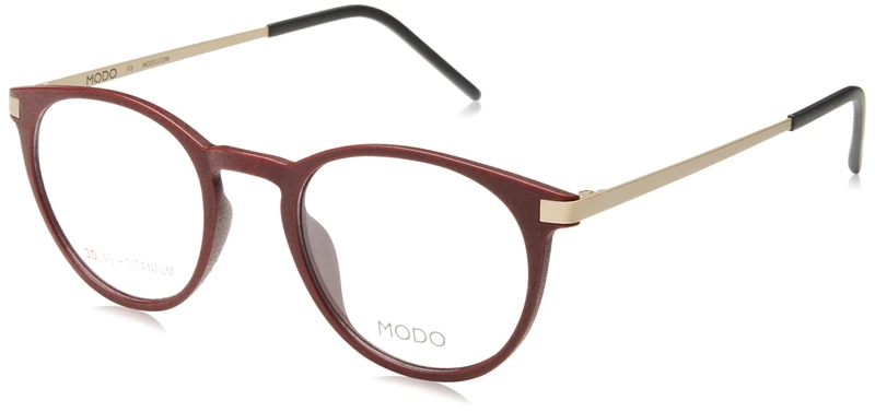 MODO & ECO Alfa Glasses, Brown, 48 Unisex Adult, marrón
