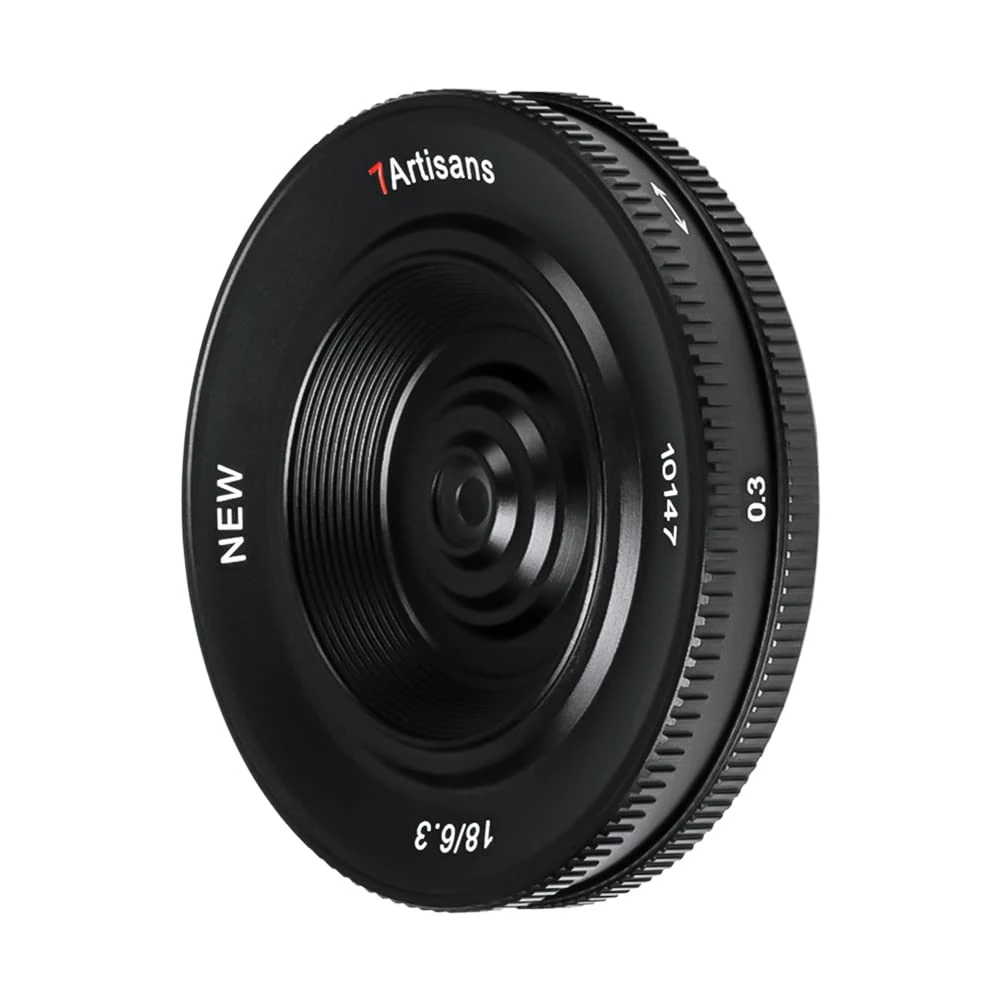 7artisans 18MM F6.3 Mark II UFO Lens for M4/3 Mount, APS-C,Prime Lens,Ultra-Thin Compact Mirrorless Cameras for Panasonic GM/GX/G/GH/GF Series for Olympus EPM/EP/EPL/Pen/EM Series