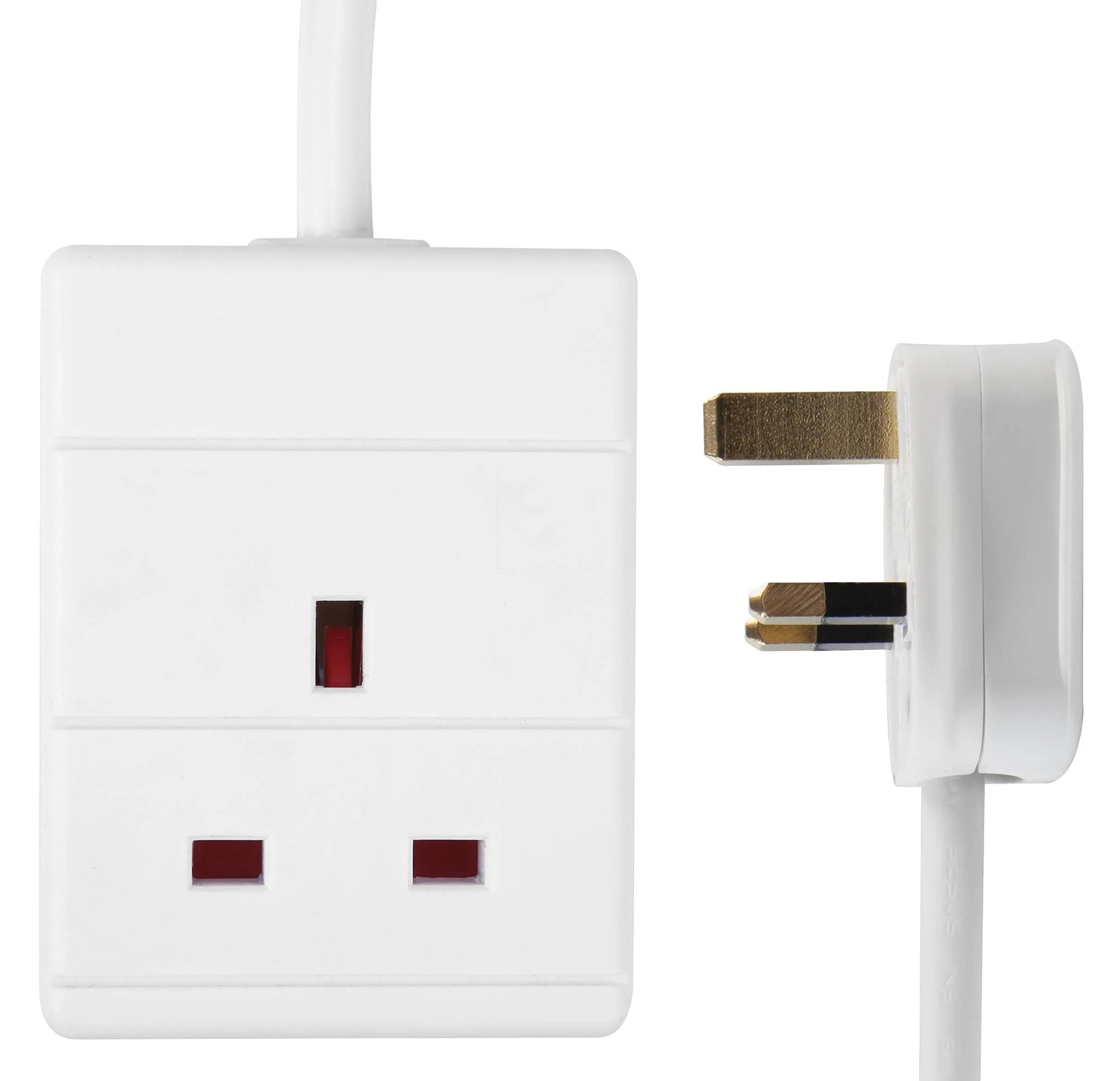 PRO ELEC PELB1984 Mains Extension Lead, 1 Gang, 7.5m, White