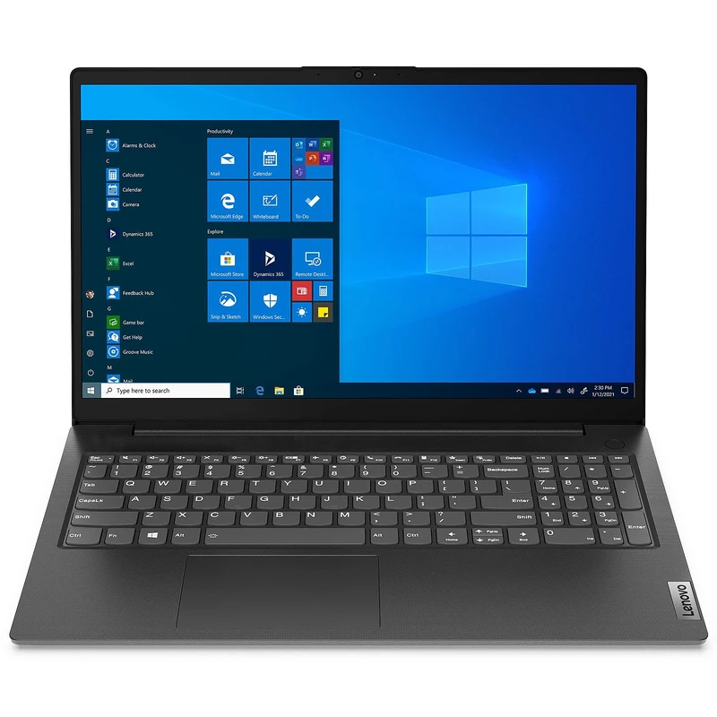 Lenovo V V15 Intel® Celeron® N N4500 Ordinateur portable 39,6 cm (15.6") Full HD 8 Go DDR4-SDRAM 256 Go SSD Wi-Fi 5 (802.11ac) Windows 11 Home Noir