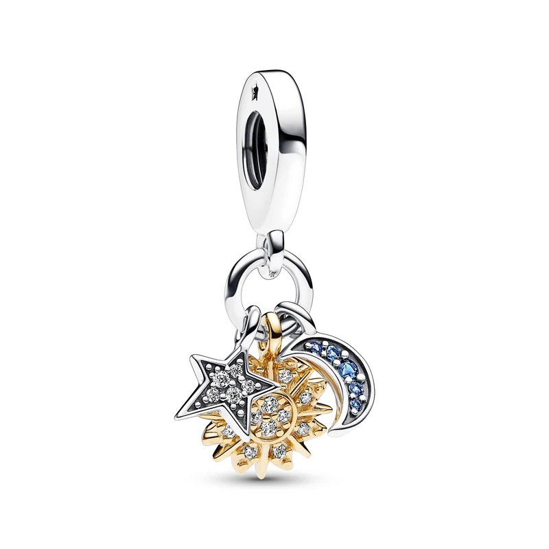 Pandora Moments Celestial Triple Dangle Charm Pendant