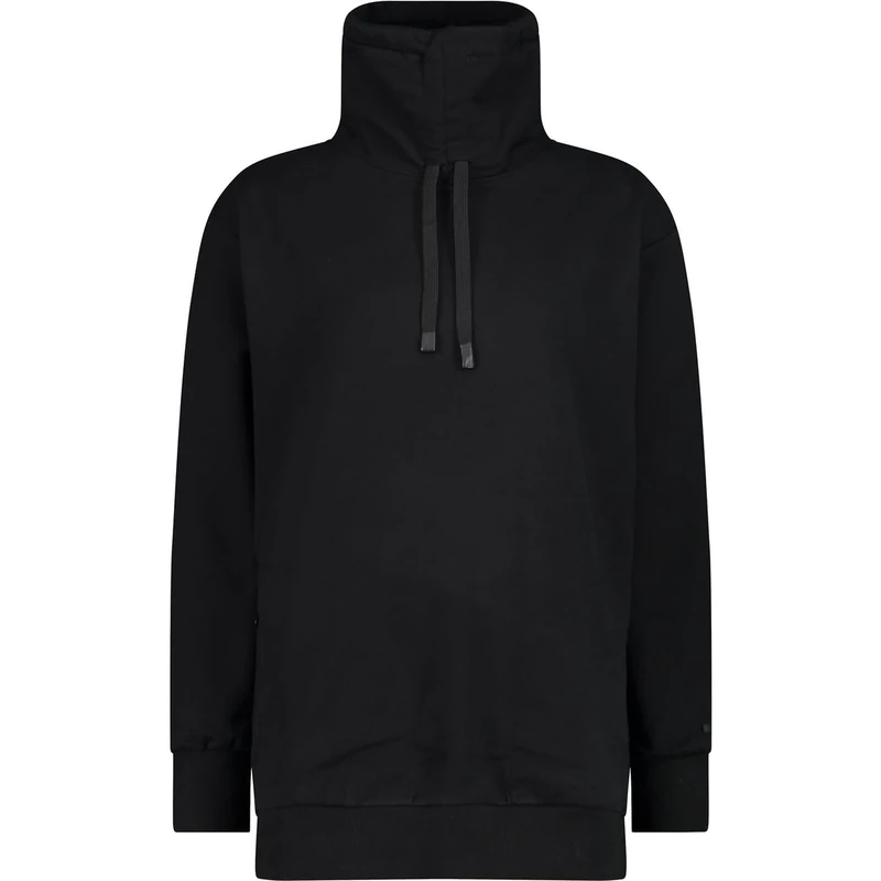 CMP - Woman Maxi Sweat, Black, XS