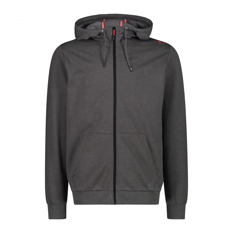 CMP - Man Jacket Fix Hood, Anthracite Mel., 48
