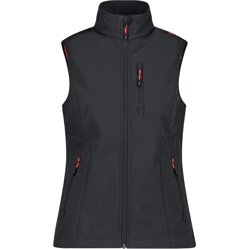 CMP - Woman Vest, Anthracite-Poppy, M