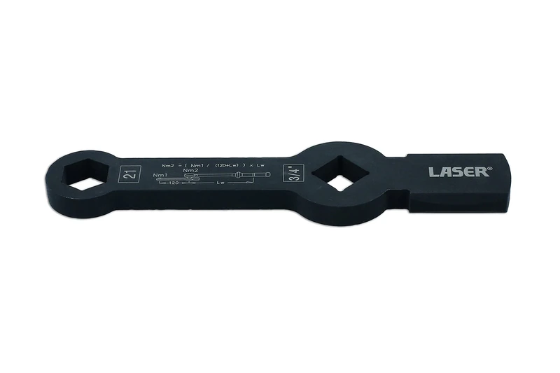 Laser 8538 HGV Brake Caliper Wrench 21mm