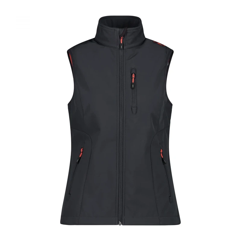 CMP - Woman Vest, Anthracite-Poppy, XXS