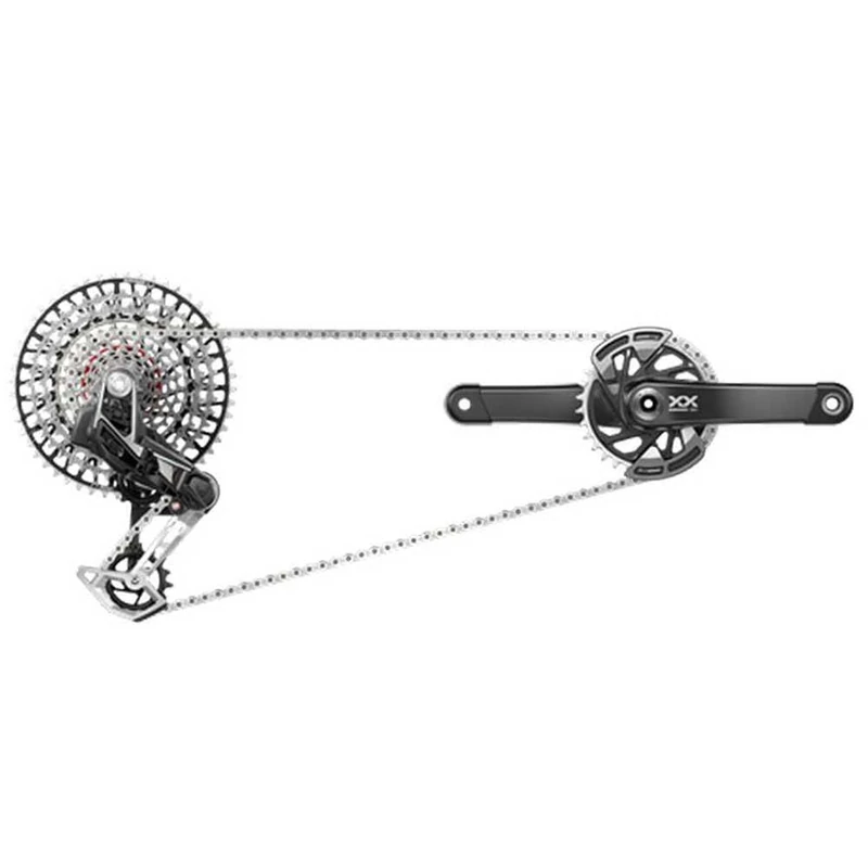 Sram Groupset - Xx T-Type Eagle Transmission Axs Groupset (Rd W/Battery/Charger/Cord, Ec Pod Ult, Fc Xx Q174 55Mm Chainline Dub Mtb Wide W/Dm 32T Cr W/2 Guards, Cn 126L, Cs Xs-1297 10-52T) - Image 1