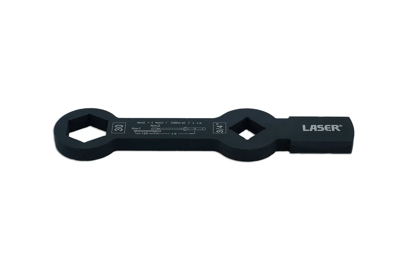 Laser 8537 HGV Brake Caliper Wrench 30mm