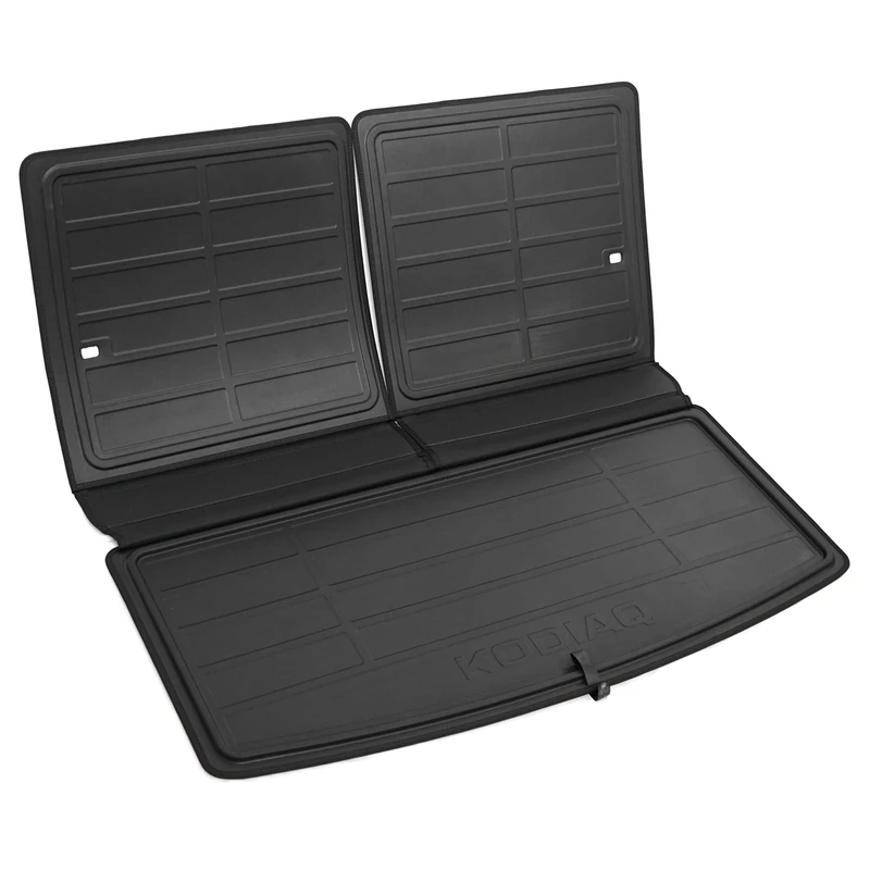 Skoda 565061210A Foldable Reversible Car Boot Liner for 7 Seater Only with Kodiaq Lettering