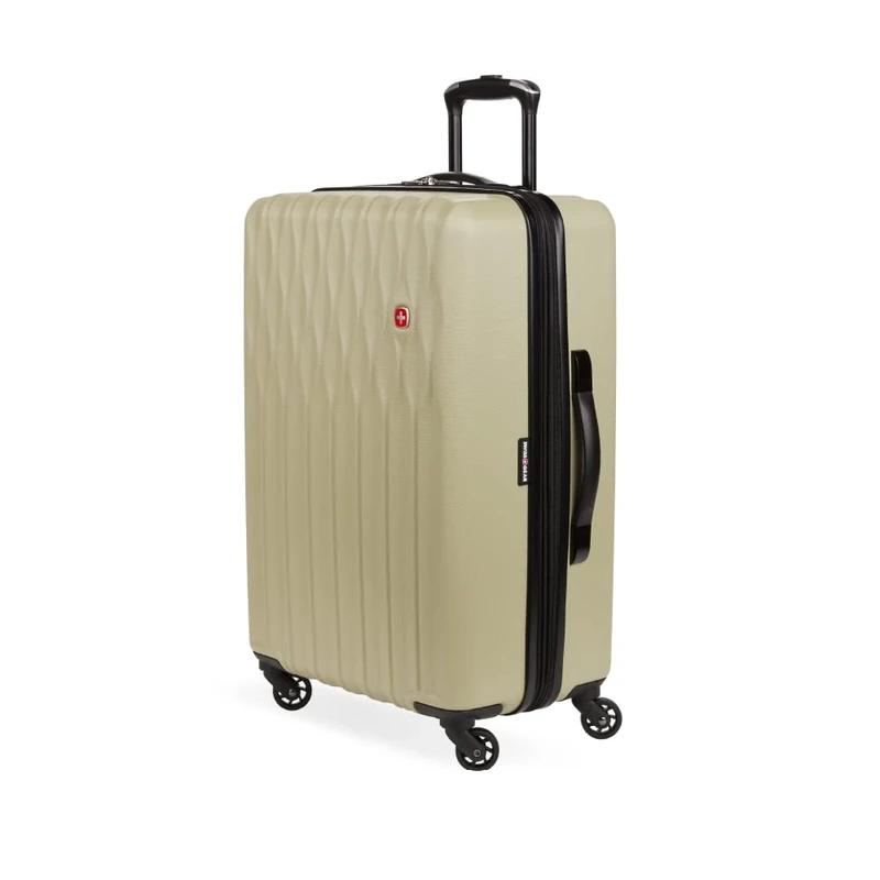 SwissGear 8018 Hardside Expandable Luggage with Spinner Wheels, Sand, 3-Piece Set (20/24/27), 8018 Hardside Expandable Luggage with Spinner Wheels