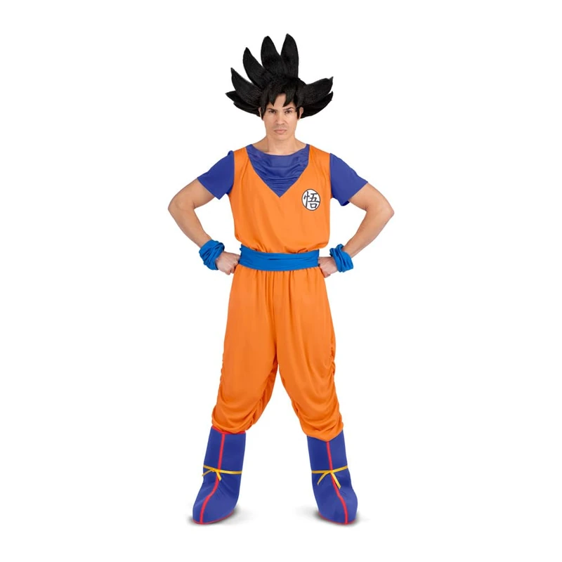 VIVING Goku Costume XL - T-Shirt, Sash, Pants, and Accessories