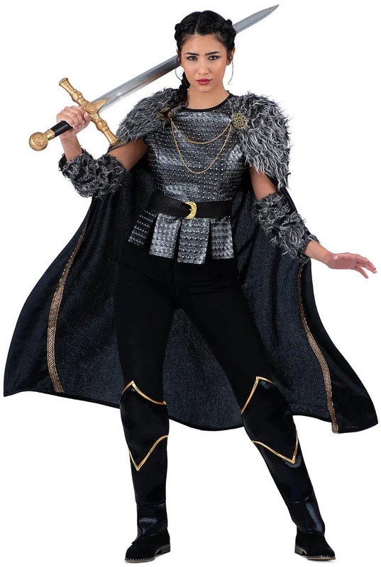 VIVING - Viking Lady Costume S (Tunic, Cape, Boot Covers and Sleeves) (209829)