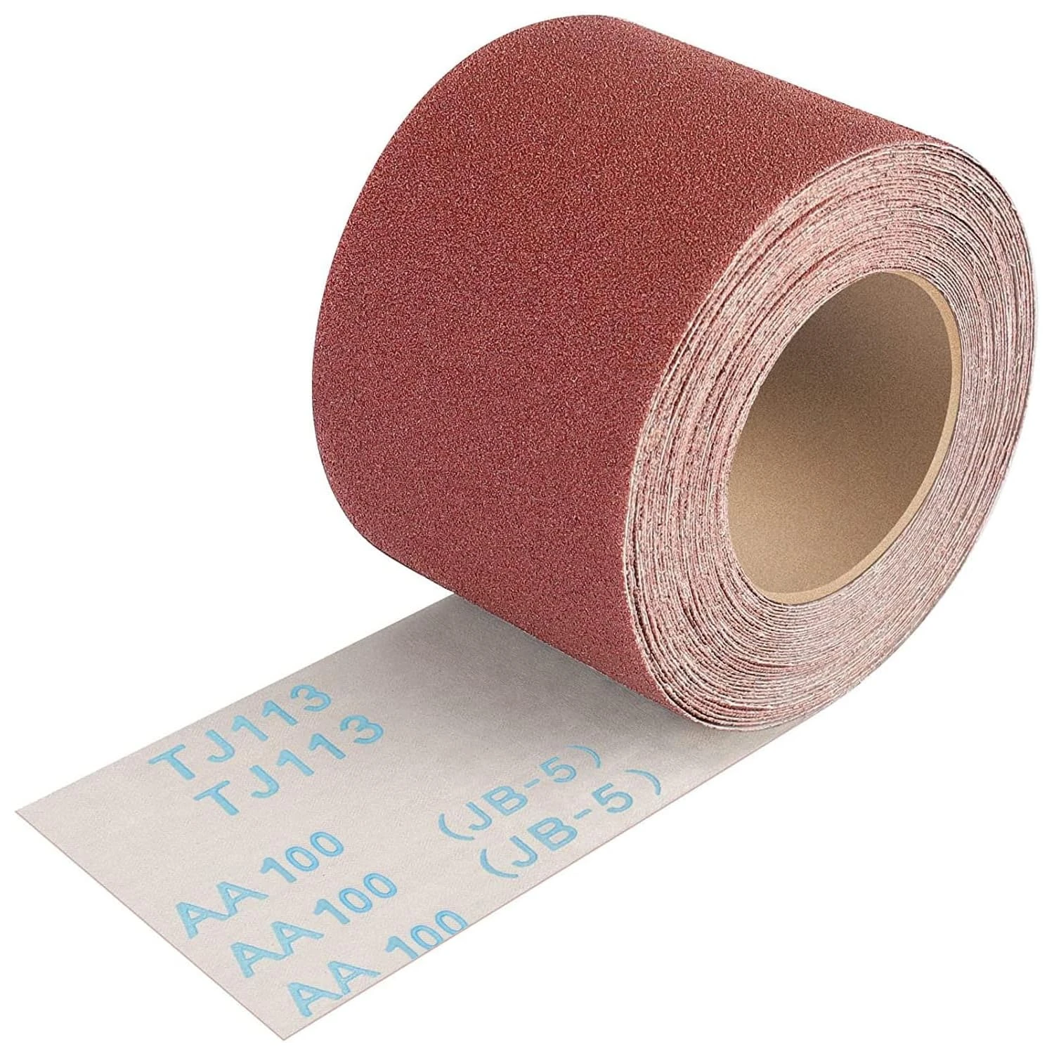 Shineboc Sandpaper Roll 100 Grit, 93mm x 10m Emery Cloth Sanding Rolls for Wood Metal Stainless Steel Hand Sanders