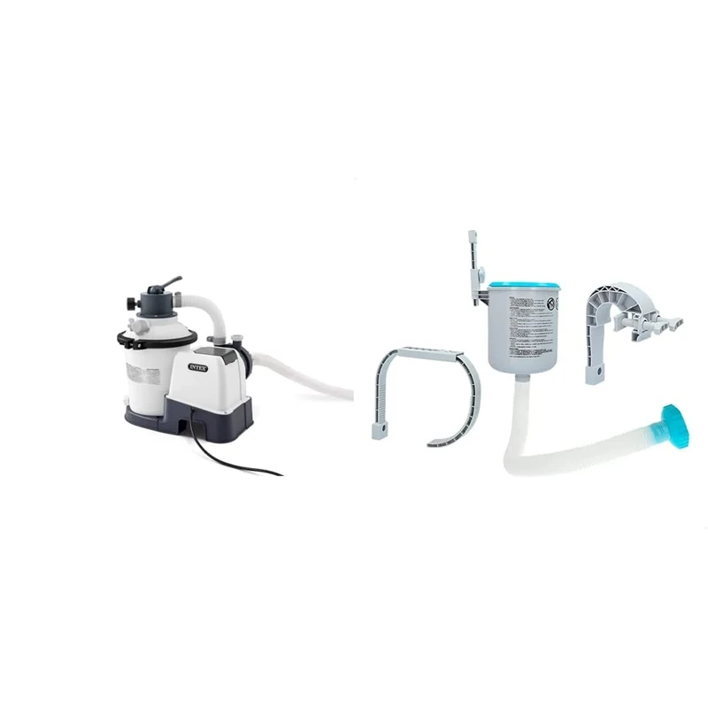 Intex Krystal Clear Sand Filter Pump - SX925, Multi & Surface Skimmer - Deluxe Wall Mount Surface Skimmer - Suspension Skimmer