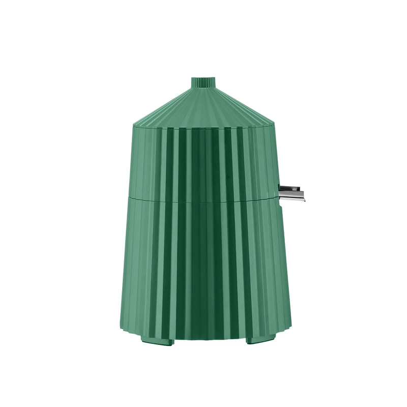 MDL07 GR Pleated Electric Lemon Press Green