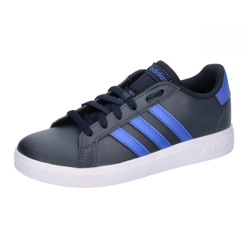 adidas Unisex Kids Grand Court Lifestyle Tennis Lace-Up Shoes, Ink/Team Royal Blue/Cloud White, 5.5 UK