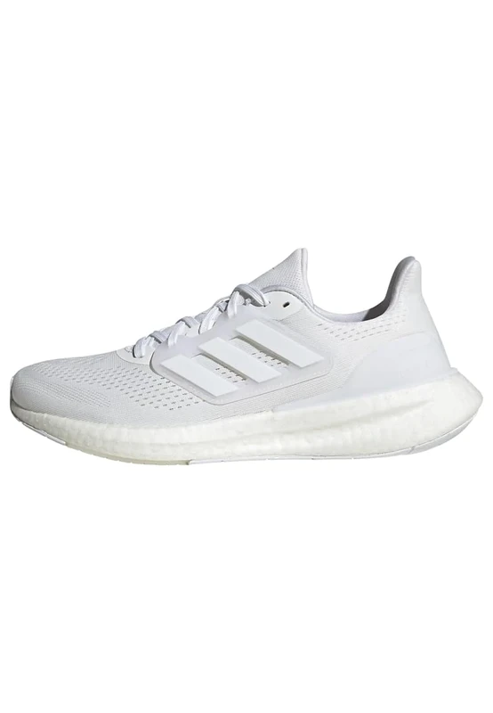 adidas Men's Pureboost 23 Shoes, Cloud White/Cloud White/Core Black, 7 UK