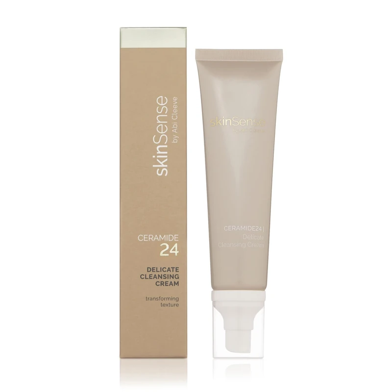 SkinSense Ceramide24 Delicate Cleansing Cream 100ml, Moisturising Cleanser, Gentle Luxury Cleanser for Dry Skin, Sensitive Skin Wash