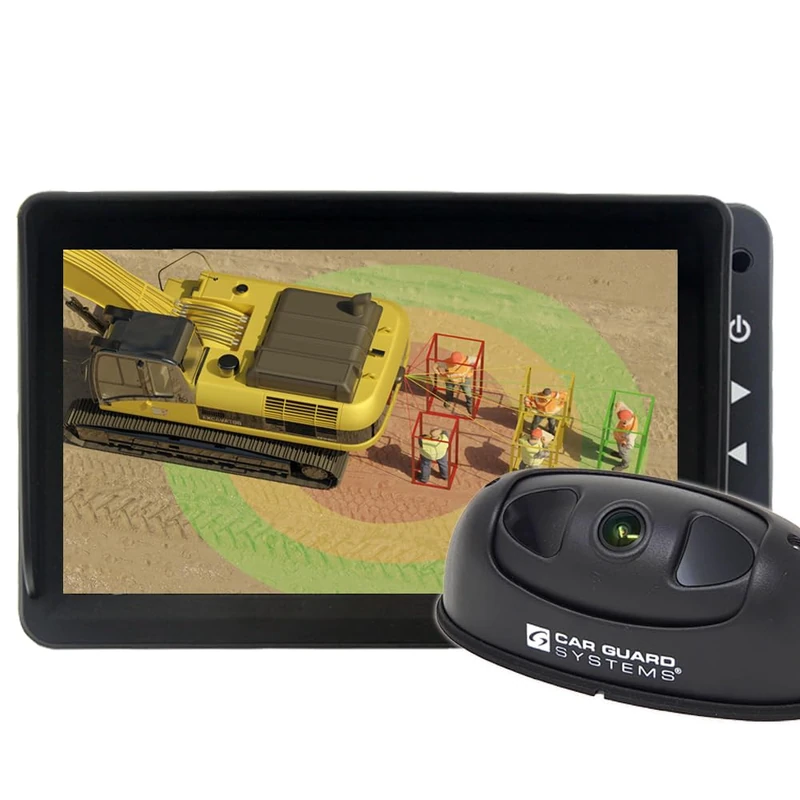 RAV-KI Artificial Intelligence Personal Detection Camera Kit with Full HD Monitor with Driver Alert CARGUARD Systems