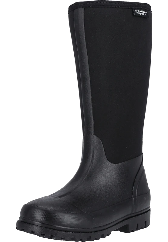 WEATHER REPORT Men's Herbe Rain Boot, Black, 6 UK