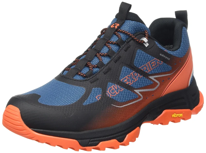 ROCK EXPERIENCE REUF00381 DARK STAR Hiking shoe Male 1484 MOROCCAN BLUE+0630 FLAME UK 8