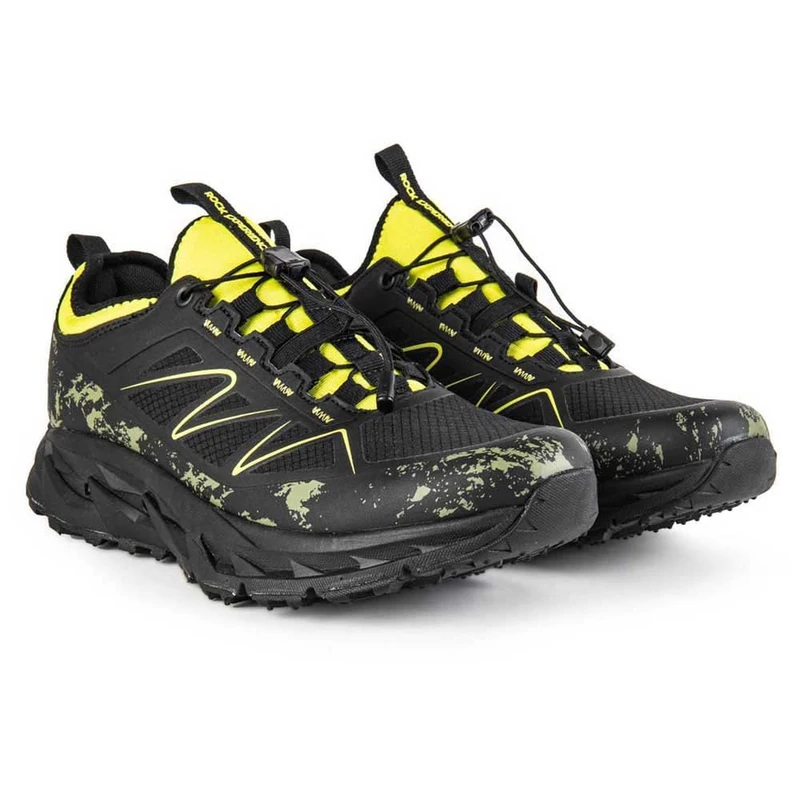 ROCK EXPERIENCE REUF00391 CROSS ROADS Hiking shoe Male 0208 Caviar + 2134 Safety Yellow UK 9.5