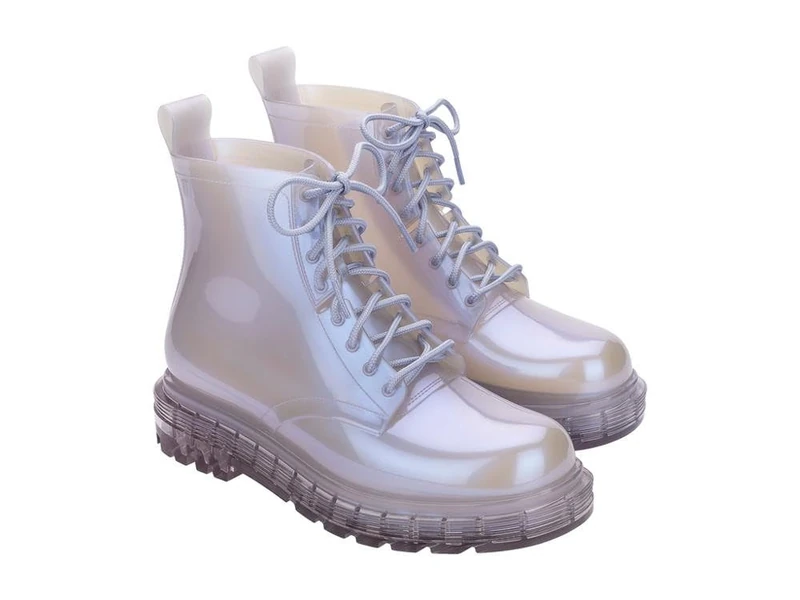 melissa Women's Coturno Ad Ankle Boots, clear, 35/35.5 EU