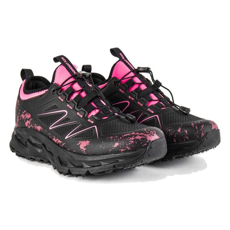 ROCK EXPERIENCE REUF00392 CROSS ROADS Hiking shoe Female 0208 Caviar + 2133 Knockout Pink UK 6