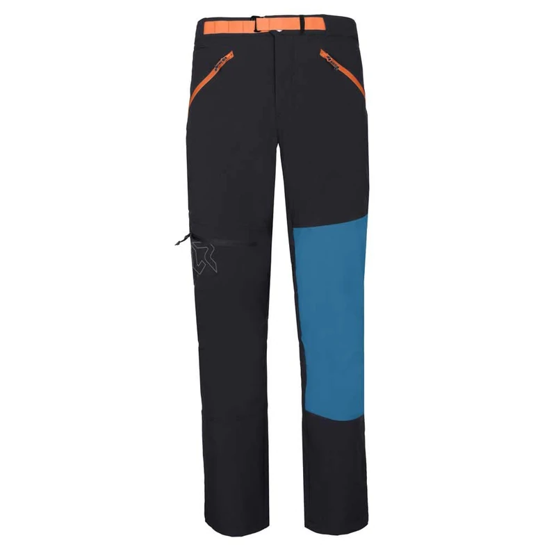 Rock Experience REMP04661 TONGASS Pants Unisex 0208 Caviar+1484 Moroccan Blue+0630 Flame L