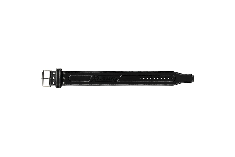 PRO - Powerlifting Belt Black/Pink with Chrome Buckle - M | Xenios USA