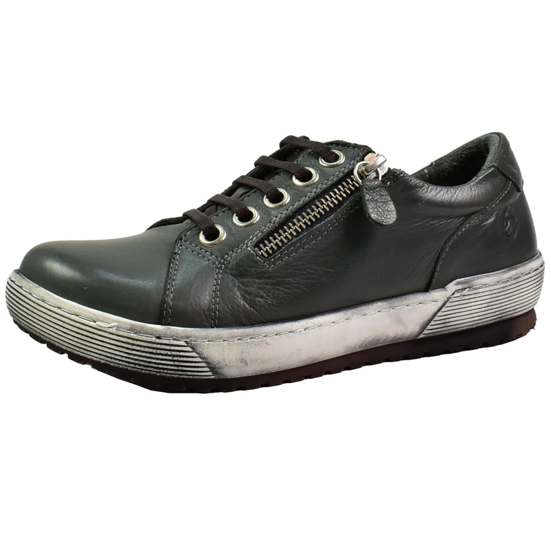 Andrea Conti Women's Trainers Sneaker, Slate, 4 UK