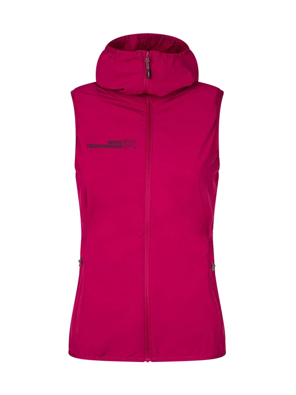 Rock Experience REWV00701 SOLSTICE 2.0 HOODIE SOFTSHELL Sports vest Women's CHERRIES JUBILEE M