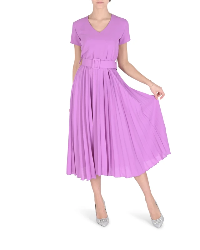 19V69 ITALIA Women's Purple Tess Molise Dress. Camy Casual, S