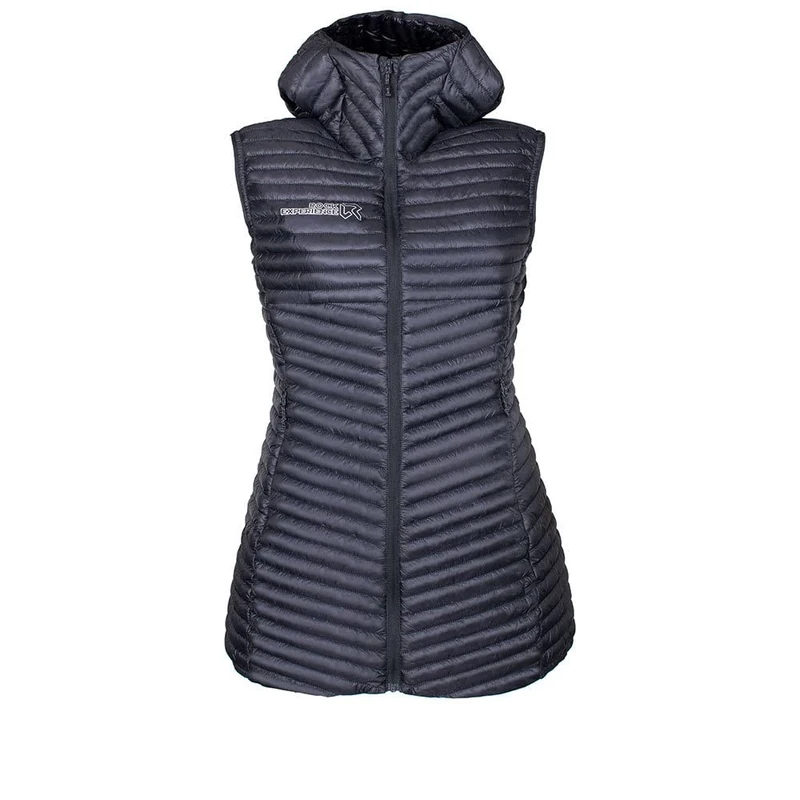 Rock Experience REWV00771 SITKA HOODIE PADDED Sports vest Women's EBONY L