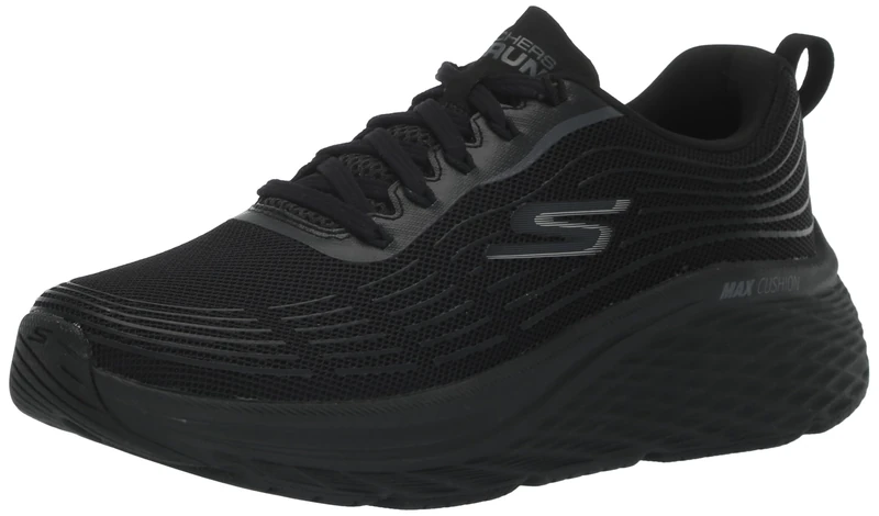 Skechers Womens Max Cushioning Elite 2.0 Trainers, Black, 2.5 UK