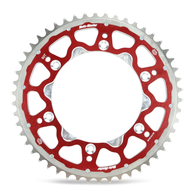 Moto Master Motorcycle Crown Offroad Fusion Series 520-51T in Hardened Steel and Aluminum Alloy - Image 1