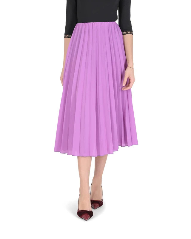 19V69 ITALIA Women's Olivia Lilac Tess Skirt. Camy, M