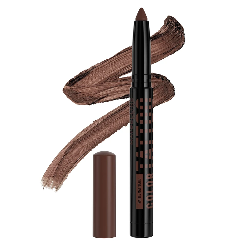 MAYBELLINE Colour Tattoo Longwear Multi-Use Eye Shadow Stix, Eye Makeup, I am Determined (Dark Brown Matte)
