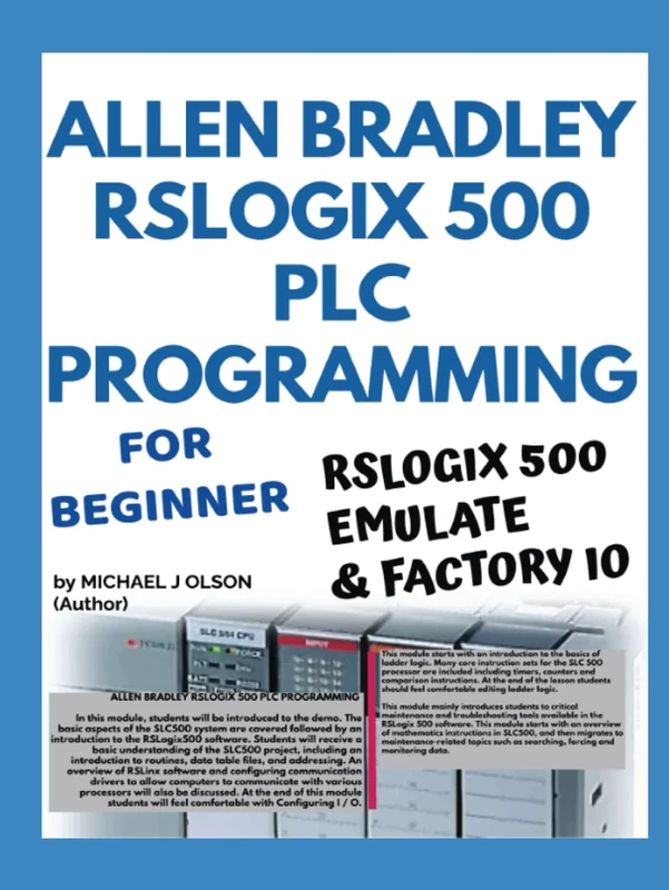 ALLEN BRADLEY RSLOGIX 500 PLC PROGRAMMING: FOR BEGINNER
