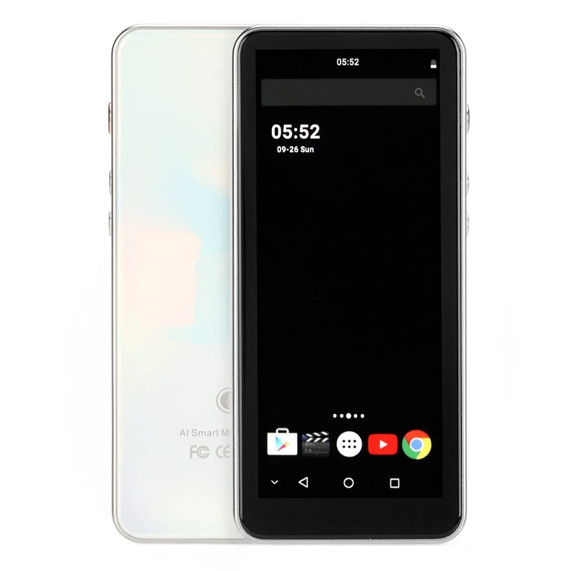 MP3 Player with Bluetooth and WiFi, 4.0 Inch Full Touch Screen MP4 MP3 Player with Speaker, for Android Streaming Music Player Portable HiFi Sound Digital Audio Player 2050mAh (Sky Color)