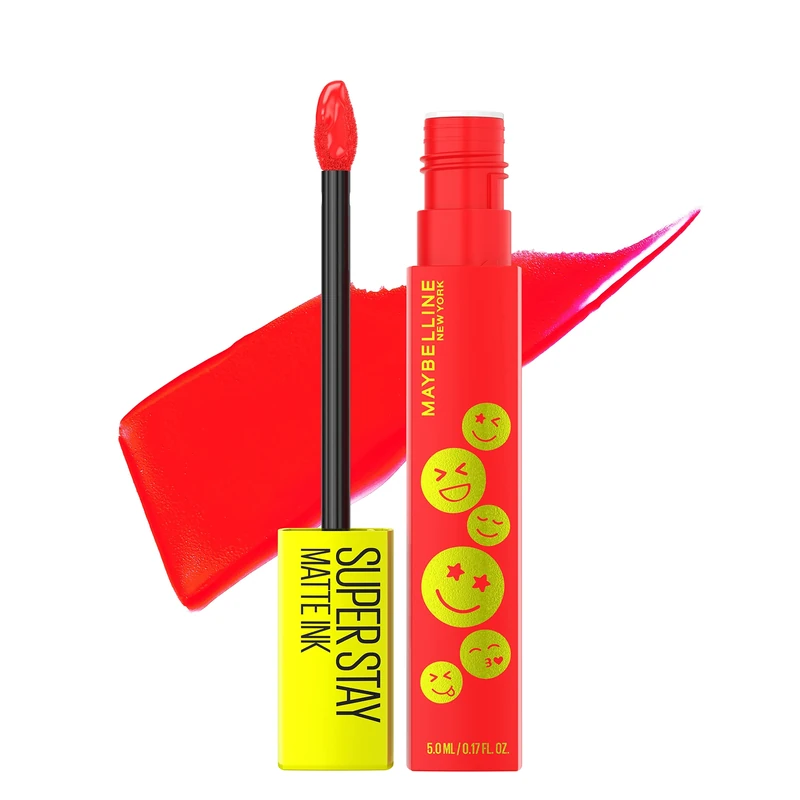 Maybelline Super Stay Matte Ink Lip Colour - Bright Red, Transfer Proof