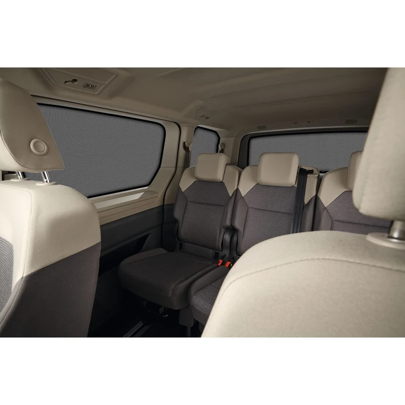 Volkswagen 7T0064365 5-piece sun shade, only for vehicles with short overhang (PR code 00A), without sliding window