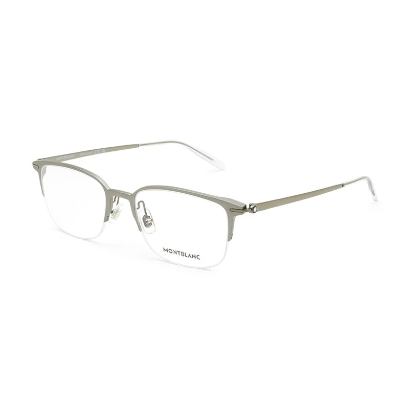 Montblanc MB0234OK Optical Frame Man ALLUMINIUM Glasses, Men, Multicoloured, One Size